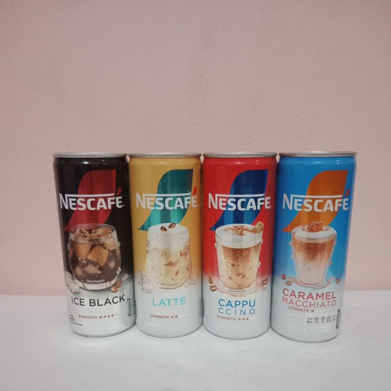 

kopi nescafe kaleng 220 ml dengan varian rasa