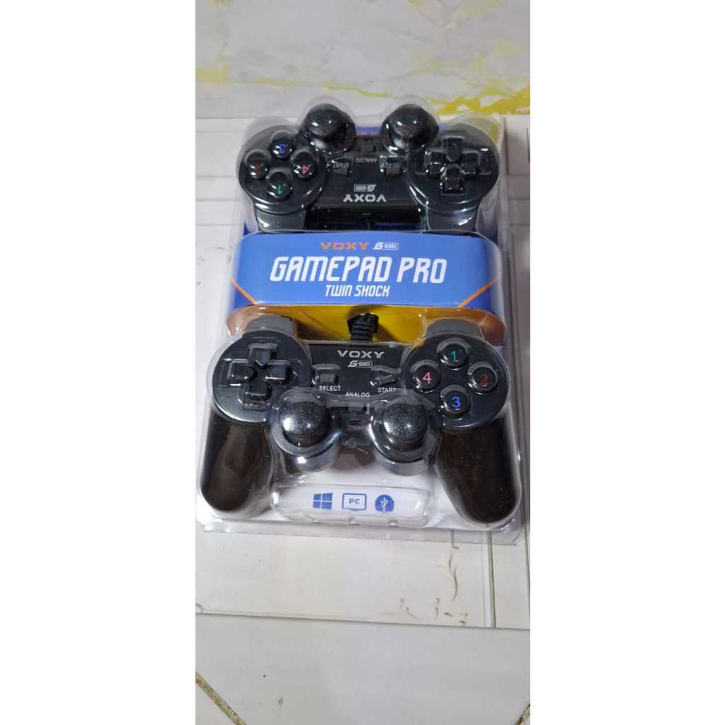 gamepad usb double getar hitam gamepad stik PC USB joystick PC LAPTOP GAMEPAD USB STIK PC