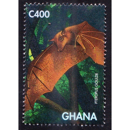 

A 11111 SATU BUAH PRANGKO TEMA SATWA KELELAWAR PTEROPUS GOULDII DENGAN KONDISI MNH MINT NEVER HINGED