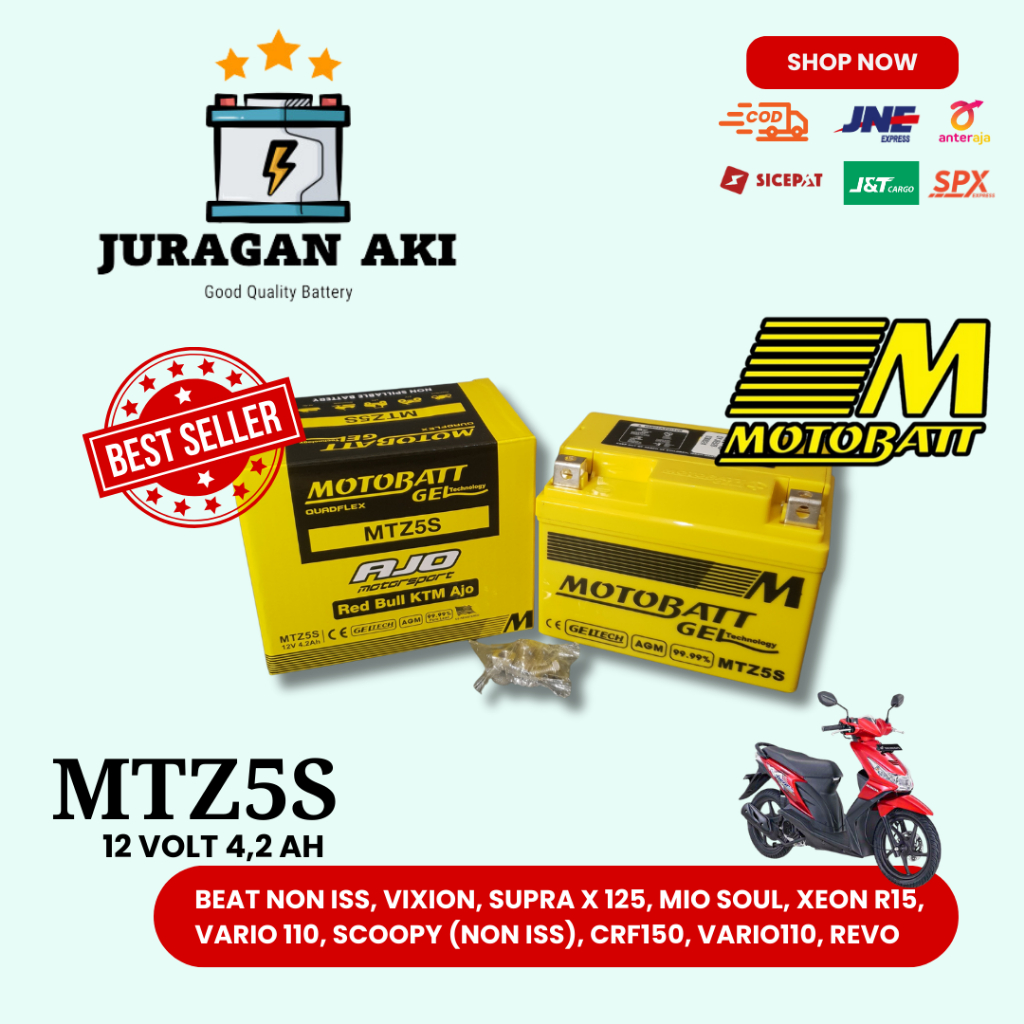 Aki Kering Motor Honda Beat Fi Beat Karbu Beat Street Beat POP Vario 110 CW Karbu Supra X 125 Karism