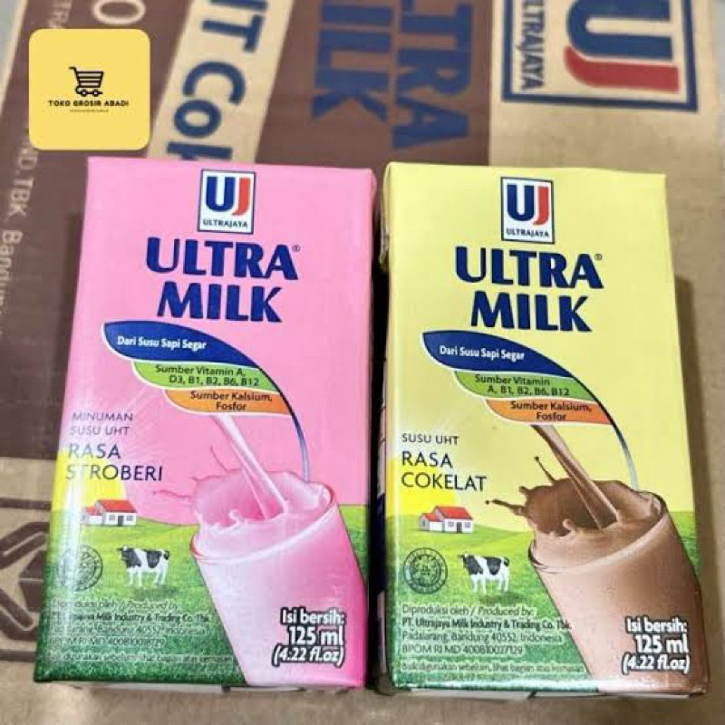 

ULTRA MILK 125ML PER PCS