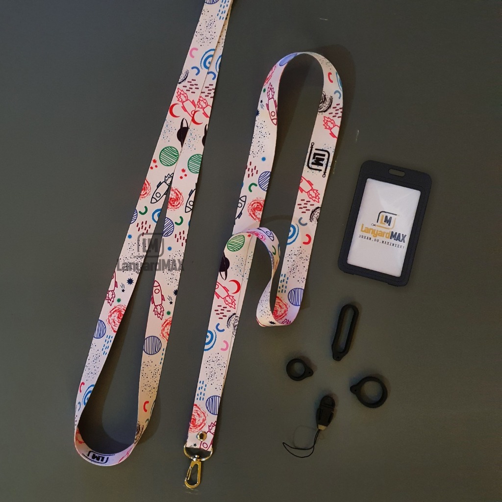 

Lanyard Max Motif Space Doodles 2 cm