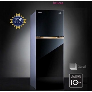 Kulkas Polytron 2 pintu inverter big liter PRM-495X / PRM-495MB