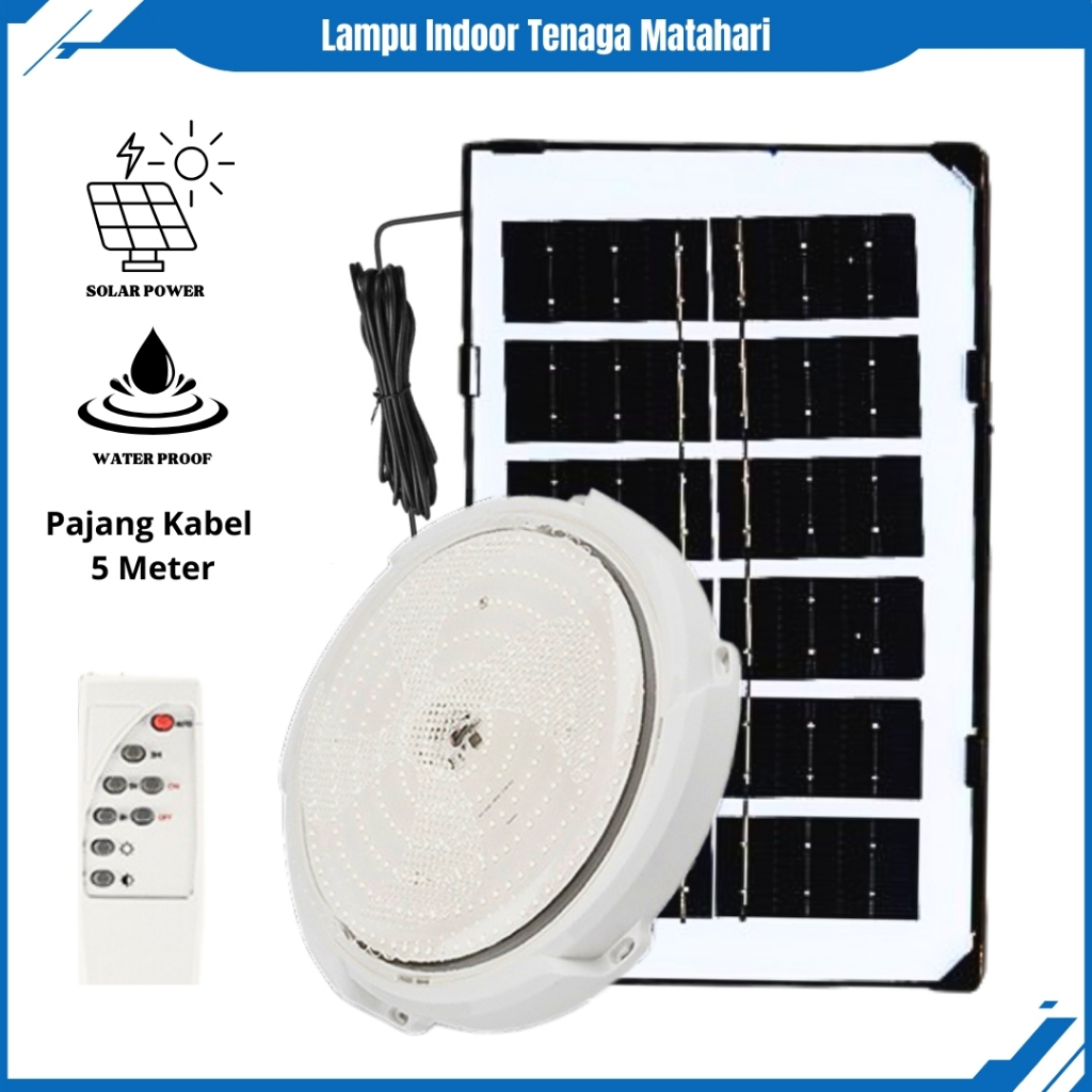 Lampu Tenaga Surya Solar Ceiling Pafond Lampu Indoor Lampu led Kamar Tenaga Matahari