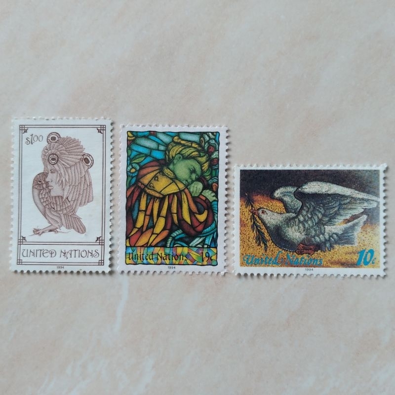 

Perangko Prangko Jadul UNO United Nations Set Seri Definitives 1994 Mint - YN2063
