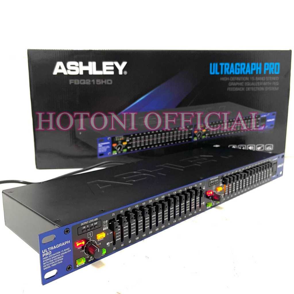 Equaliser Ashley FBQ 215 HD Original Equalizer Ashley Fbq215Hd With Feeckback Destroyer Fbq-215Hd ( 