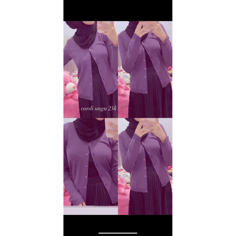 Cardigan Ungu