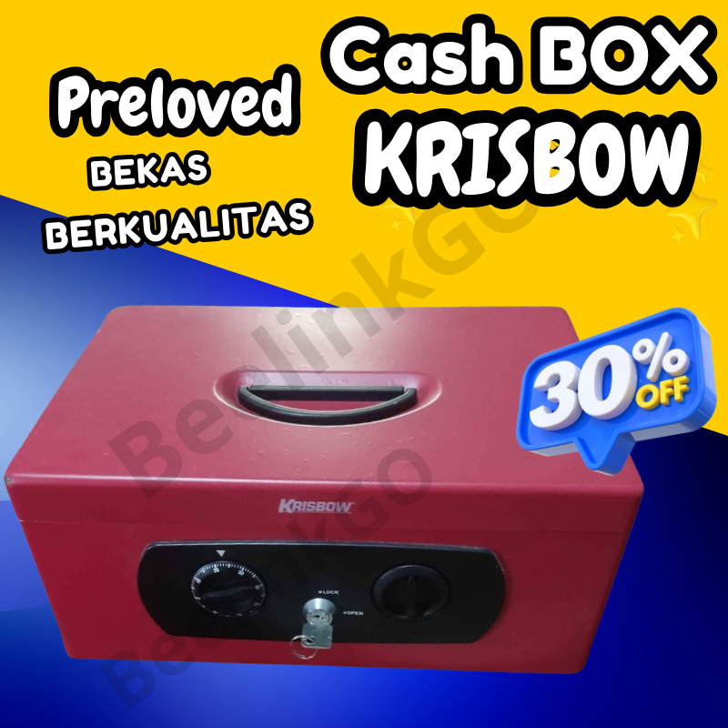 Cash Box Safety Deposit krissbow tempat penyimpanan uang