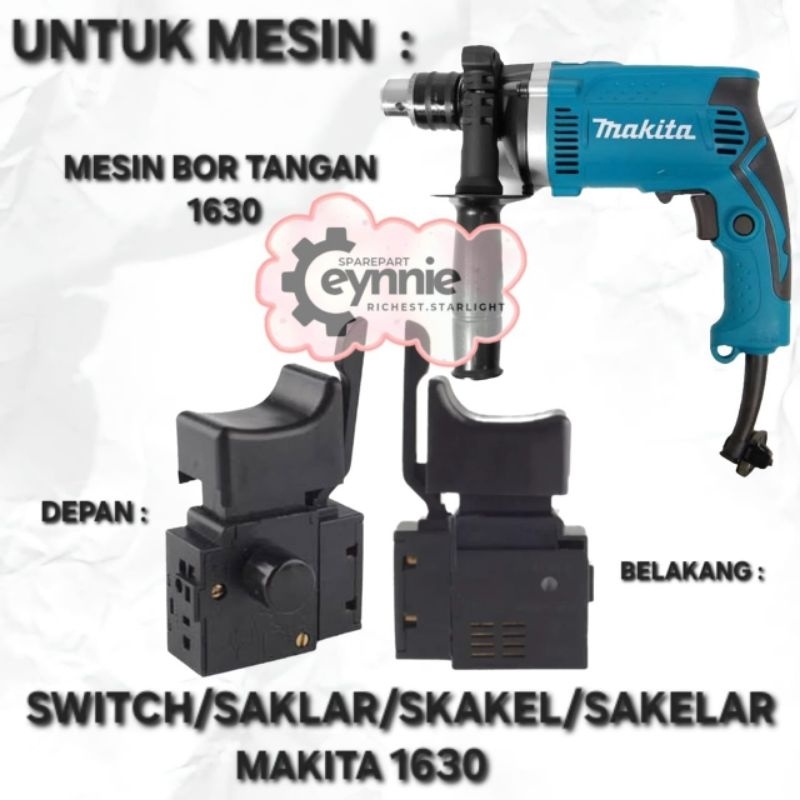 SAKLAR BOR MAKITA 1630 BIASA SAKELAR MAKITA 1630 SWITCH MESIN BOR MAKITA 1630 BIASA