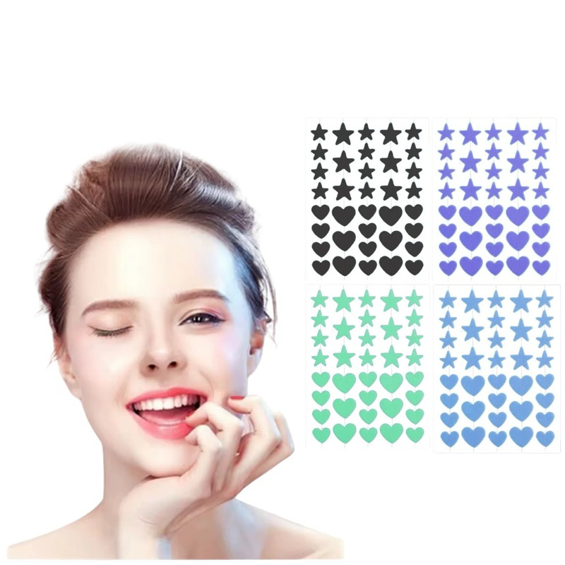 Acne Patch Jerawat Stiker pimple Tempel Motif Star Love