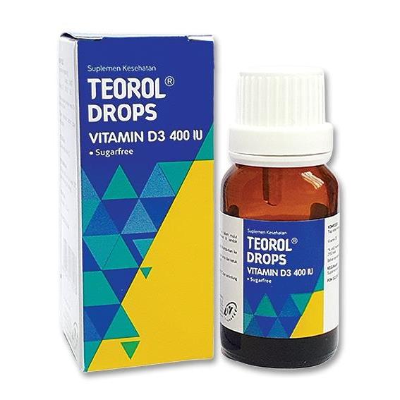 Teorol drop, vitamin D3 400 IU vitamin untuk bayi anak