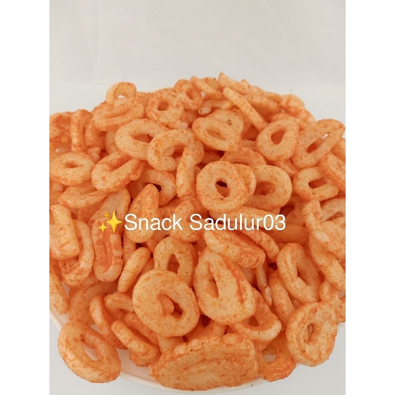 

SNACK MAKANAN RINGAN RING PEDAS 125 GRAM CEMILAN JAJANAN VIRAL GROSIR