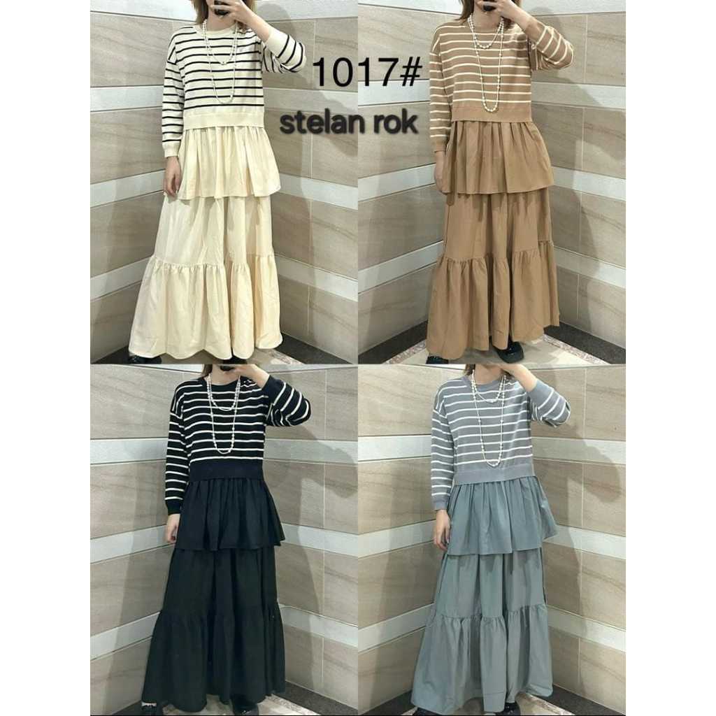 onSet rok Rajut Wanita - Rok Rajut Model Terbaru - Atasan