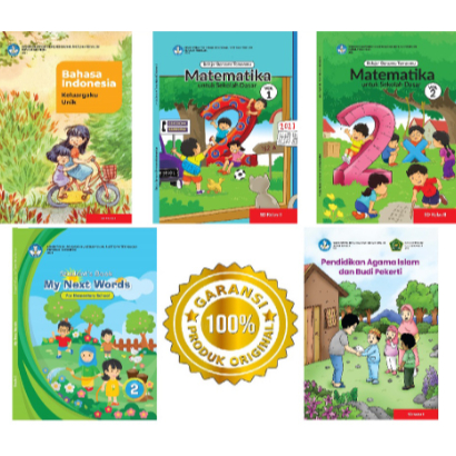 Kurmer SD kelas 2 Buku Siswa Kurikulum Merdeka  PAI, Matematika, BHS Indonesia, BHS inggris