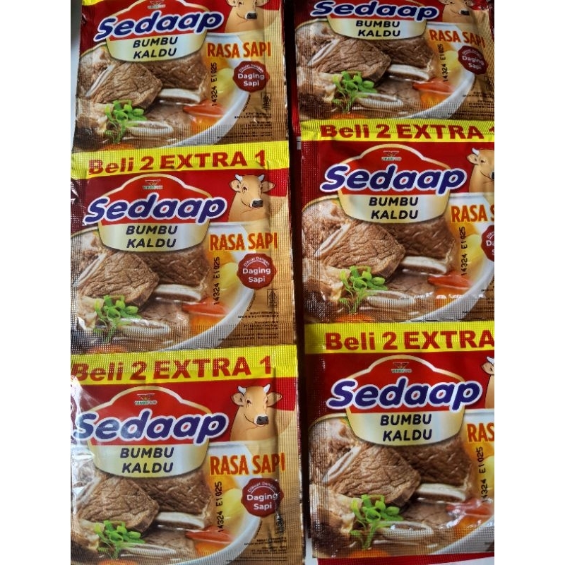 

sedap bumbu kaldu rasa sapi renceng isi 12 pcs