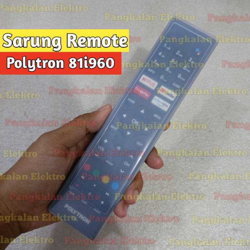 Sarung Remote Polytron Android 81i960 81I960 Sarung Silikon Pelindung Cover Remote Polytron Android 