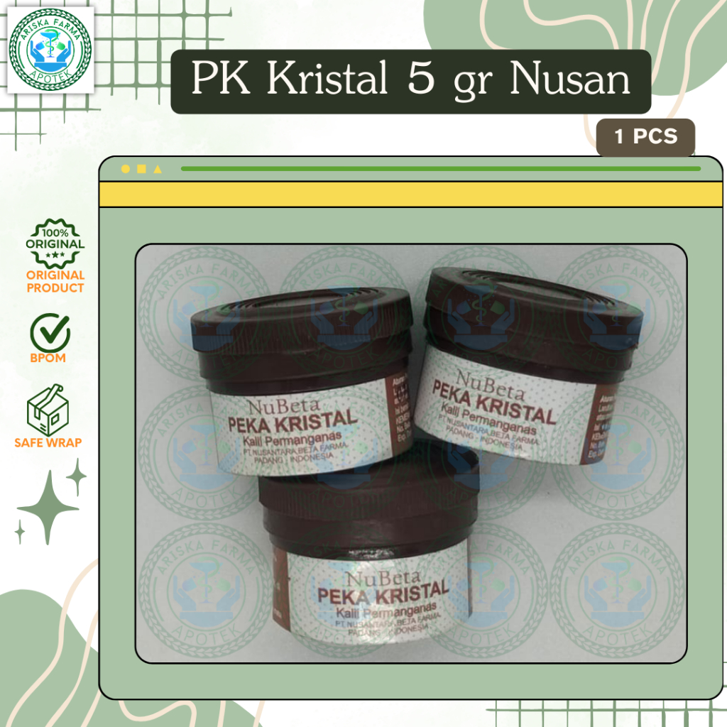PK Kristal 5 gr Nusan per tube