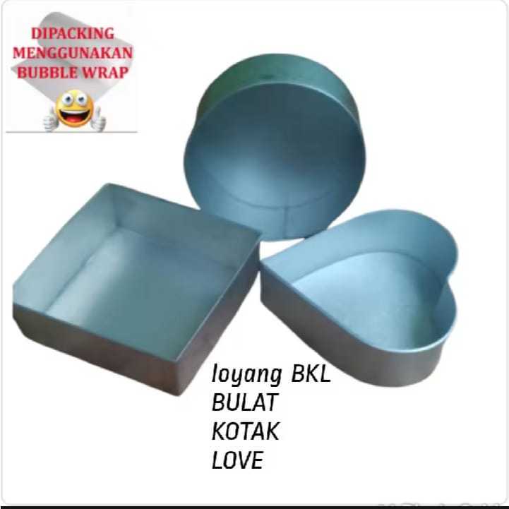 cetakan kue bolu/cetakan bolu panggang/cetakan kue bolu 3 bentuk/cetakan kue BKL