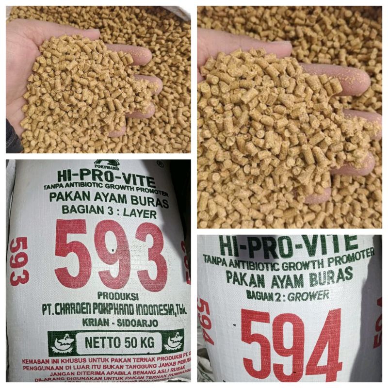 Pur Ayam Bangkok Hi pro vite 593 594 Eceran kiloan 1 kilo