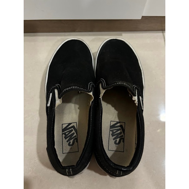 VANS SLIP ON Platform Black White Classic Women Sneaker Shoes Original 100% preloved