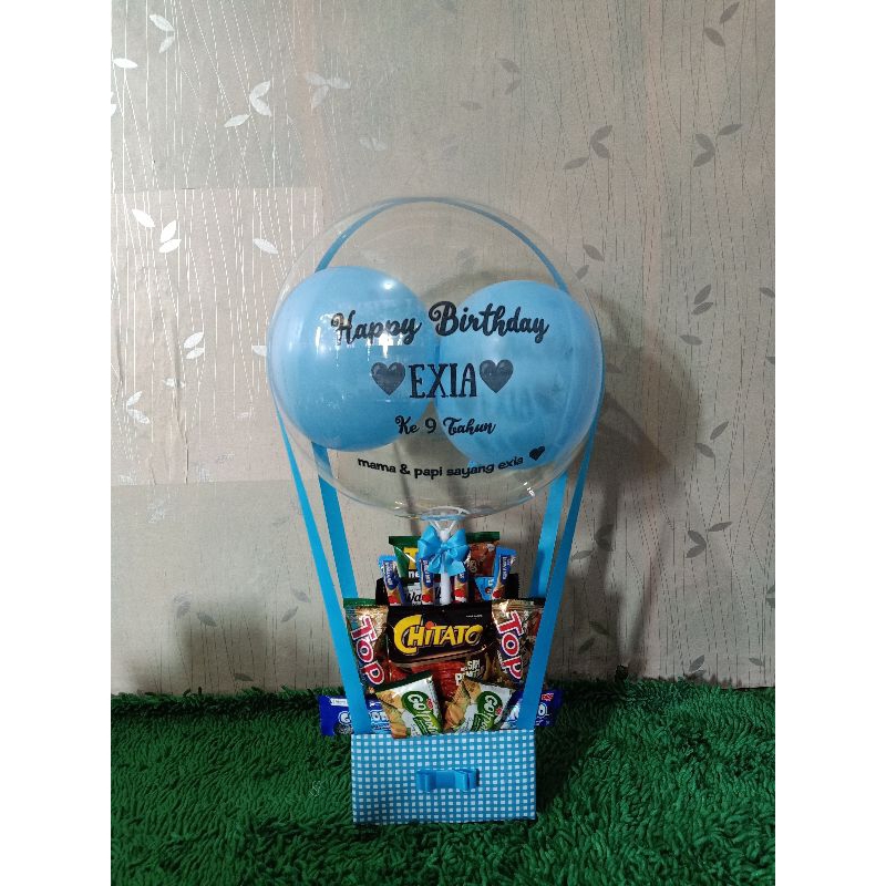 TERMURAH buket balon snack / snack balon / request warna balon