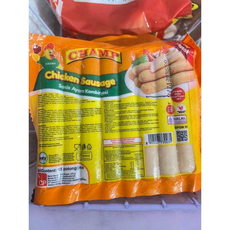 

Champ Chicken Sausage Kombinasi (Bisa Kirim Luar Kota)