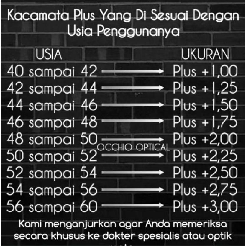 Kacamata Baca Lensa Plus +100 sd +300 Ori Asli 100% Kacamata Pria Wanita Reading Glasses