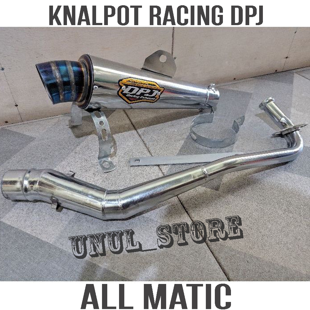 knalpot racing DPJ mio soul beat vario 110 mio sporty scoopy vario 125 mio j vario 150 mio m3 beat