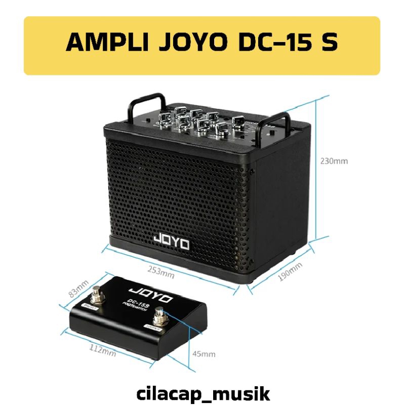 AMPLI JOYO DC 15 S JOYO DC-15 S AMPLI GITAR JOYO DC15S