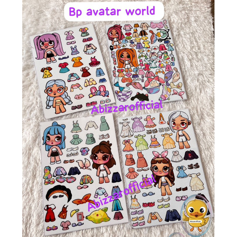 BP BPAN MAINAN EDUKASI ANAK SERIES AVATAR WORLD GUNTING SENDIRI
