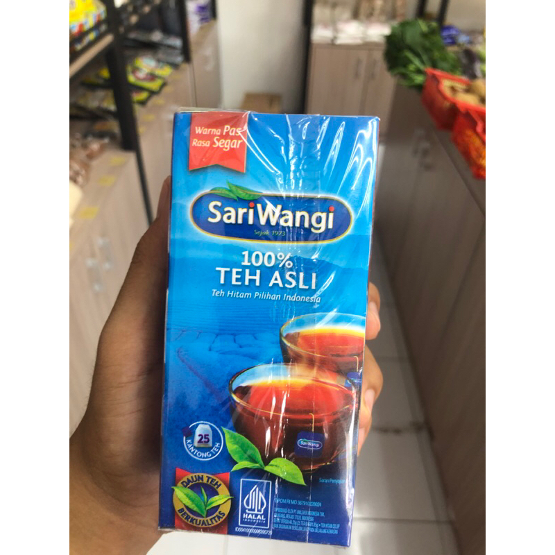 

Teh sariwangi 100% teh asli (25 kantong teh)