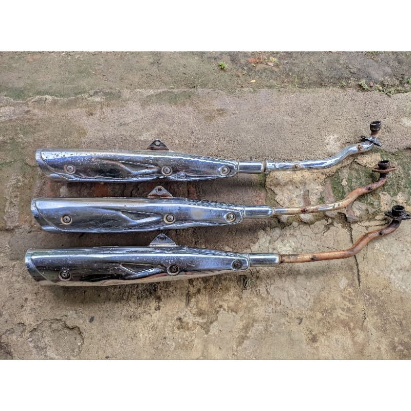 knalpot honda supra x125 lama/karisma original