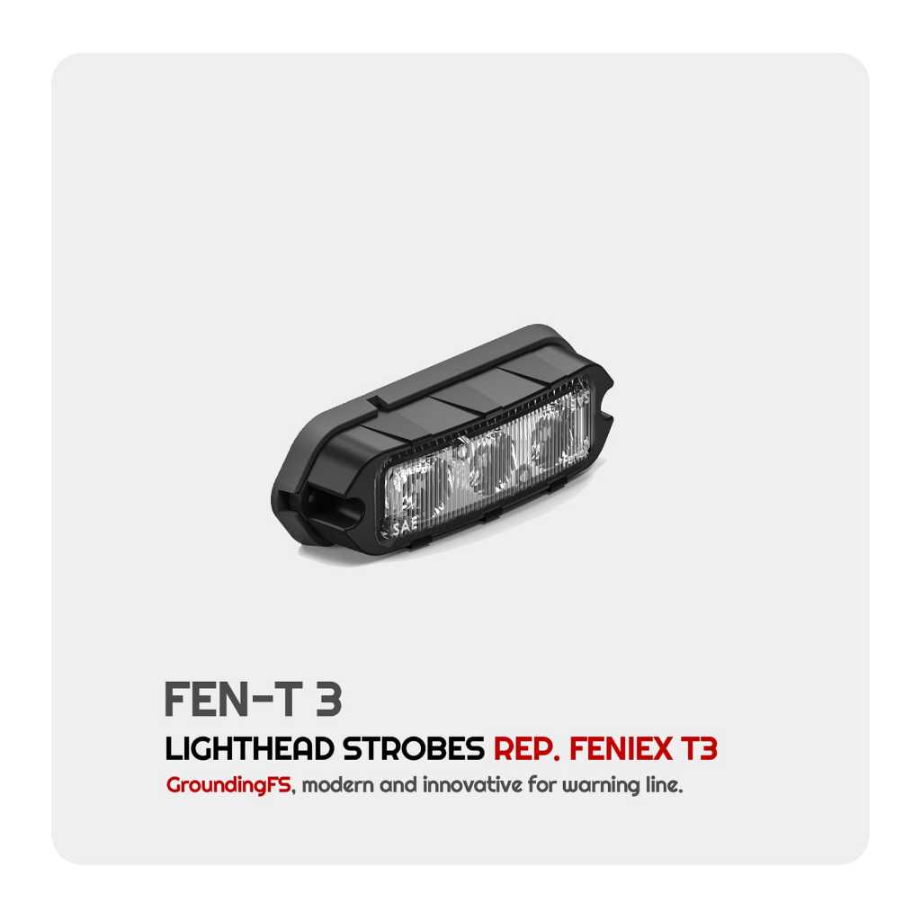 Strobo Rep. Feniex Singel Color 1 : 1 Feniex T3