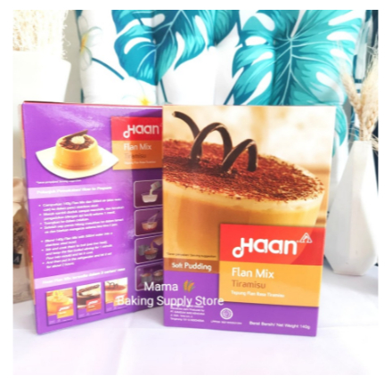 HAAN Flan Mix Tiramisu Soft Pudding Puding Tiramisu Instant Enk 145 gr