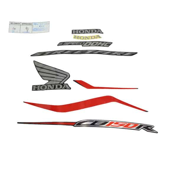 HGP 871X0-K15-610ZAR Sticker Body Kanan (Stripe Set R) Gunpowder Black – CB150 StreetFire K15M