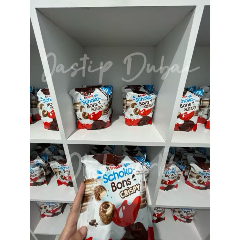 

Ready Stock Kinder SchokoBons Crispy Import From Dubai + BONUS