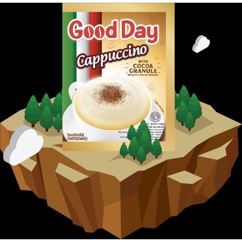 

1 Dus Good Day Cappuccino dengan Granule Cocoa