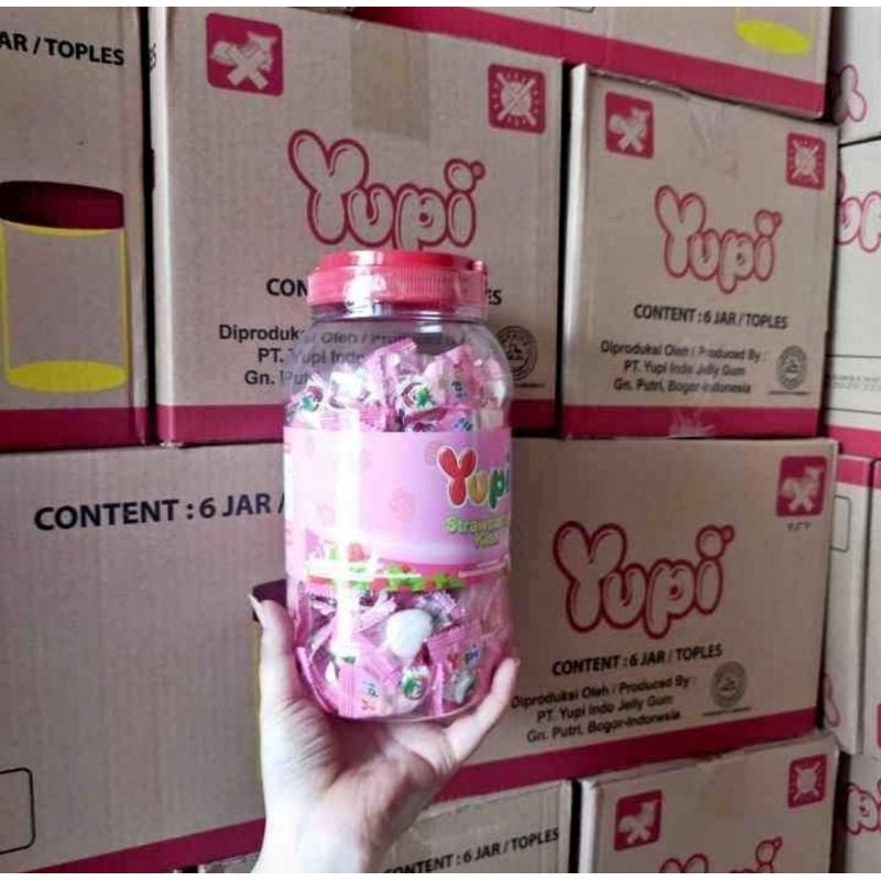 

permen yupi toples isi 6