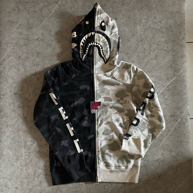 Hoodie A Bathing Ape Bape x Neighborhood Half Camo