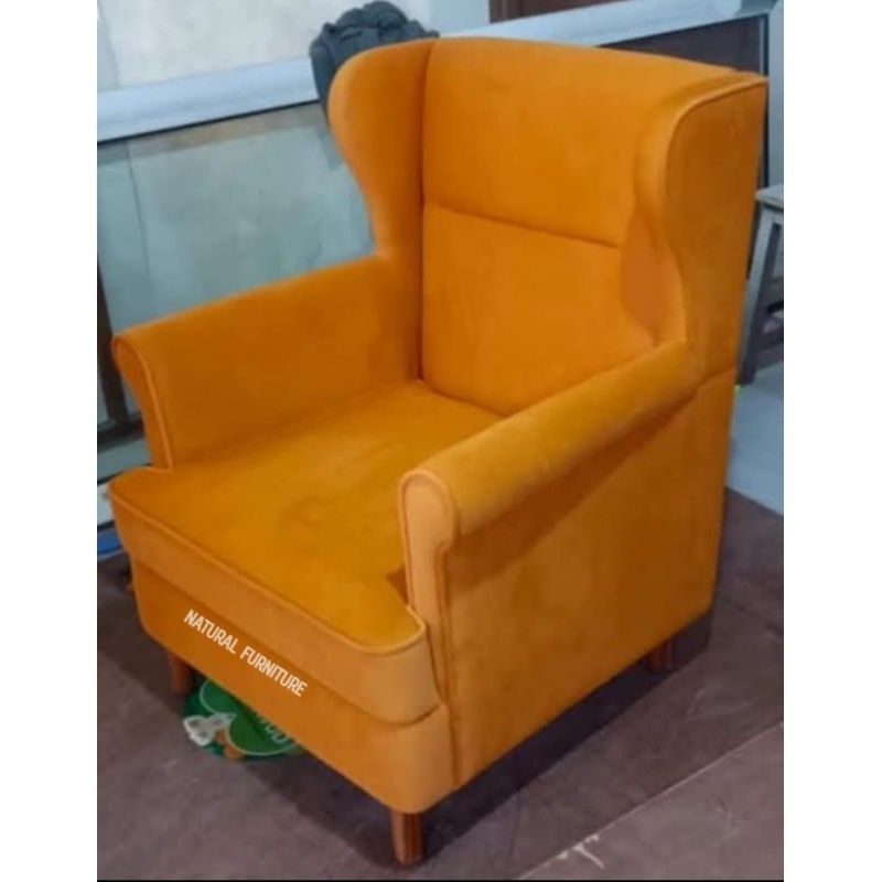 sofa retro sofa minimalis single kursi sofa