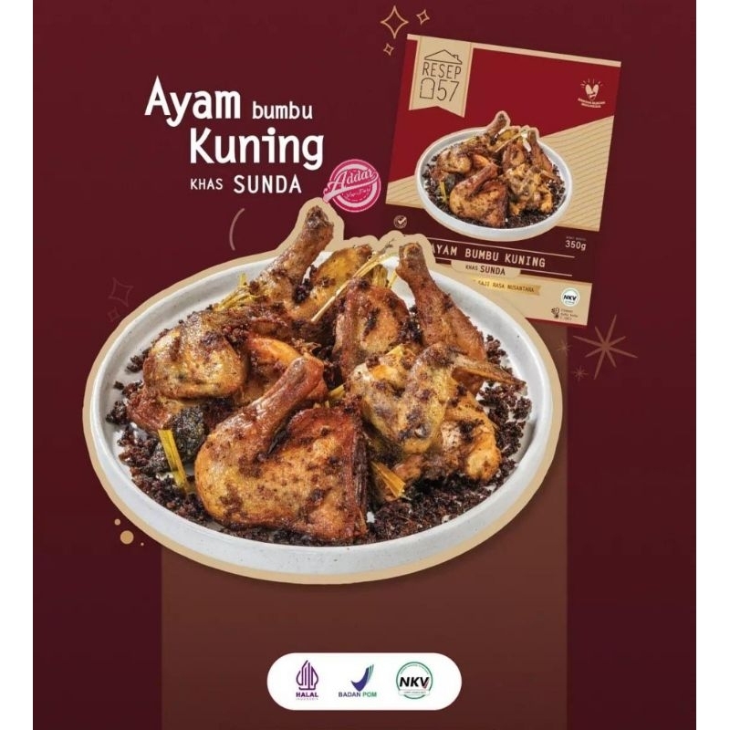 

Ayam Ungkep Bumbu Kuning 350gr