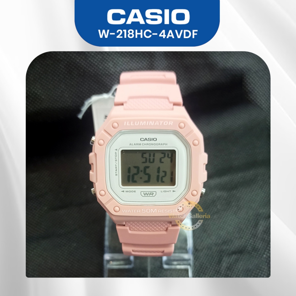 Jam Tangan Casio General W-218HC-4AVDF/W-218HC-4AVDF/W-218HC- Original Murah