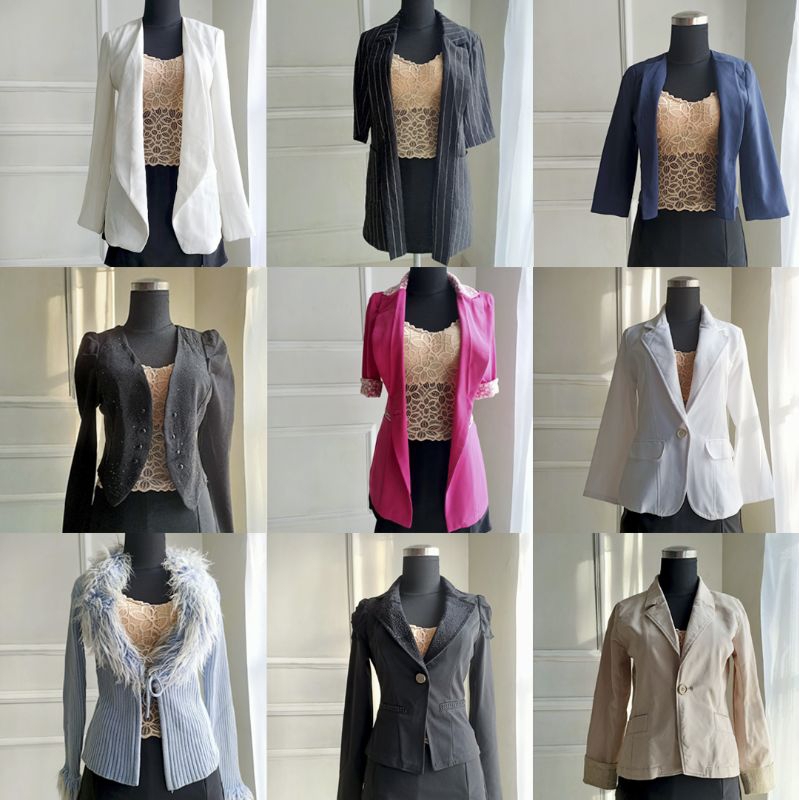 (GRATIS ONGKIR)BLAZER PRELOVED/CARDIGAN PRELOVED/SWEATER PRELOVED/PRELOVED PRIBADI/BLAZER SECOND/CAR