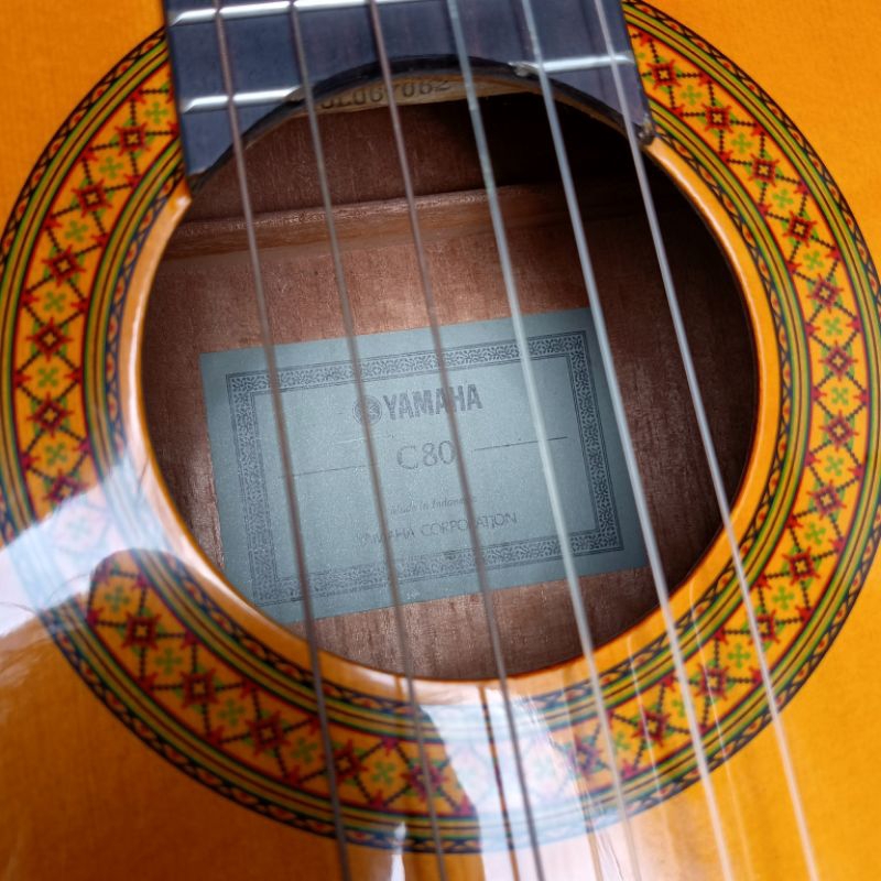 gitar yamaha C80 original