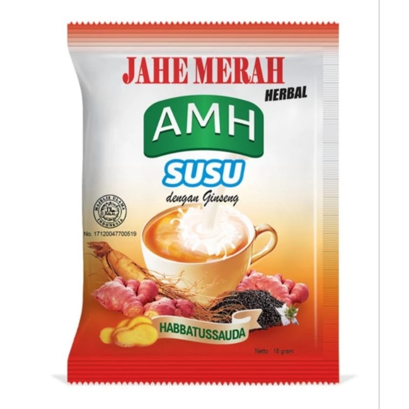 

JAHE MERAH AMH SUSU HERBAL 1 RENCENG