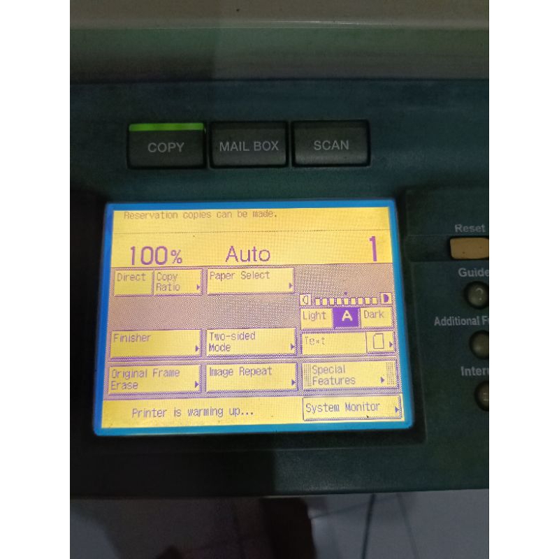 LCD mesin fotocopy ir 5000 6000