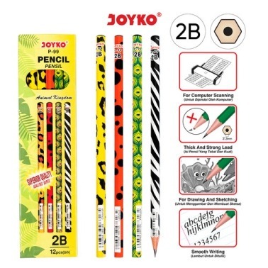 

Pencil Pensil Joyko P-99 2B/ PCS DAN LUSIN
