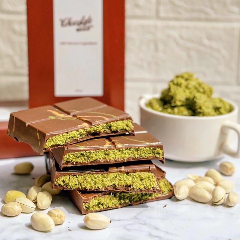 

Viral.!!! Coklat Dubai Kunafa Pistachio/Almond Filling Terviral