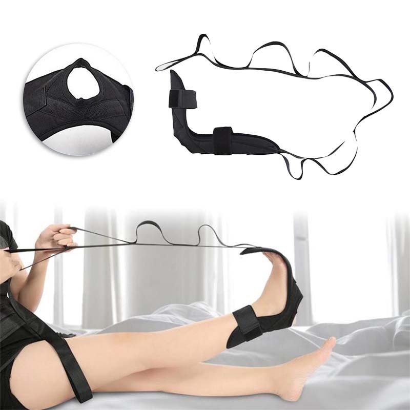 Alat Terapi Kaki Engkel Stretch Belt Tali Alat Terapi Kaki Engkel Plantar Fasciitis Pilates Stretchi