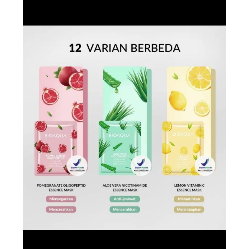 Bioaqua sheet mask Bioaqua sheet masker